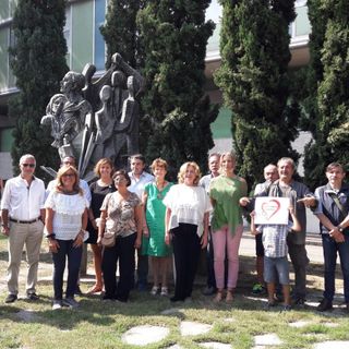 Alcuni aderenti alla Sinistra Chiara durante la scorsa campagna elettorale