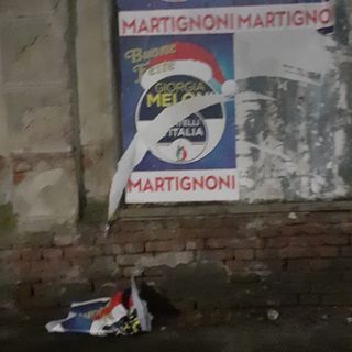I nuovi strappi ai manifesti di Giuseppe De Bernardi Martignoni