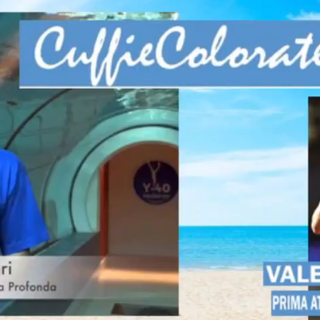 Umberto Pellizzari e Valentina Petrillo ospiti, ieri, delle Cuffie colorate