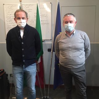 Il sindaco Antonelli con il coordinatore cittadino Nardi