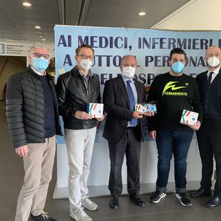 La donazione all'ospedale di Legnano