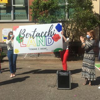 La lezione dei ragazzi di quinta: inaugurati i “playground” dell'istituto Bertacchi di Busto