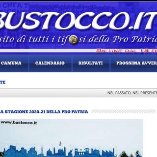 Il sito del bustocco.it luogo di incontro tra i tifosi e storia compie 19 anni