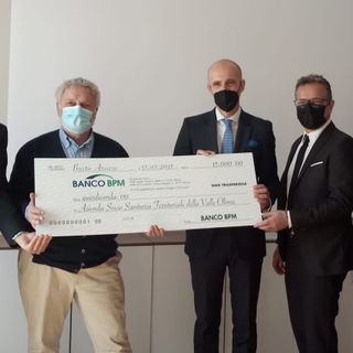 L’unione fa la generosità: da Fondazione Cristiano Tosi, Bpm e cittadini 15mila euro per l’ospedale