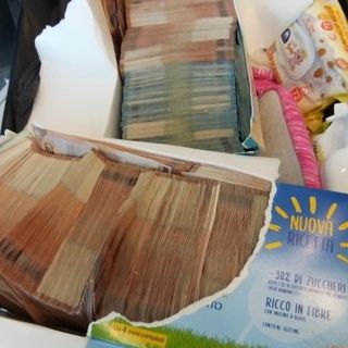 A Malpensa con oltre duecentomila euro nascosti nei biscotti: metà del &quot;tesoretto&quot; sequestrato