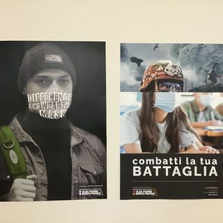 All’Olga Fiorini di Busto i ragazzi promuovono l’uso della mascherina attraverso una campagna sociale d’effetto