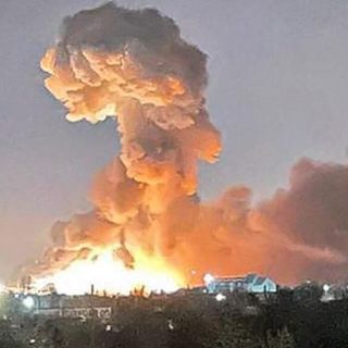 L'immagine simbolo dell'attacco all'Ucraina pubblicata da tutti i media nazionali e internazionali