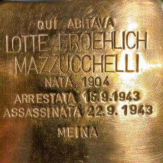 Gallarate, pietra d’inciampo per Lotte Froehlich Mazzucchelli: posa il primo di ottobre