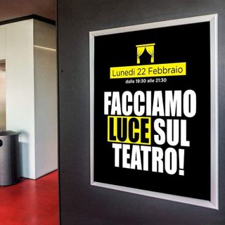 Stasera “Facciamo luce sul teatro”. «Riaprire in sicurezza, indispensabile per sentirsi vivi»