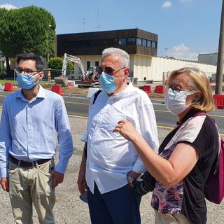 Da sinistra, Pedotti, Maggioni e Berutti a Beata Giuliana