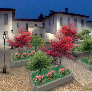 Piazza Vittorio Emanuele: Busto al Centro la immagina così Piazza Vittorio Emanuele: Busto al Centro la immagina così