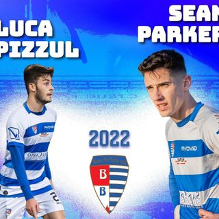 Pizzul e Parker in una bella immagine comune diffusa lo scorso marzo dalla Pro per il rinnovo di contratto