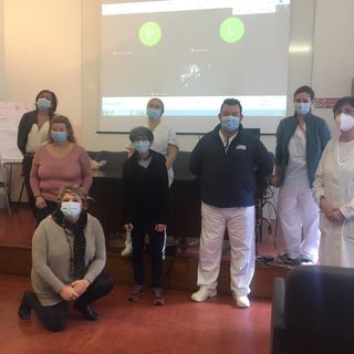 Renata Puricelli e la piccola festa a sorpresa a Busto, con la gratitudine espressa dai colleghi e dal dg Porfido