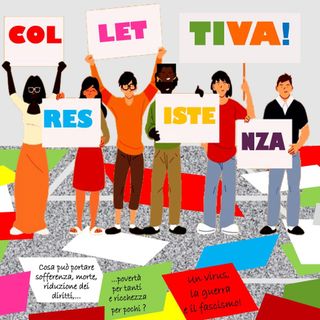 In piazza per la Resistenza con i cartelloni