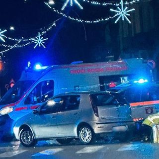 L'incidente di viale Pirandello di stasera a Busto