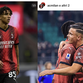 Kevin, il debutto e quell'abbraccio di squadra nei post del Milan e dello stesso giocatore su Instagram