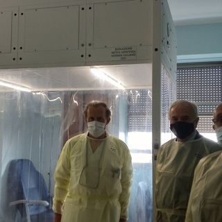 Arrivata la terza camera sterile