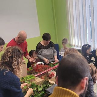 FOTO. Marnate, tutti al lavoro per il Natale