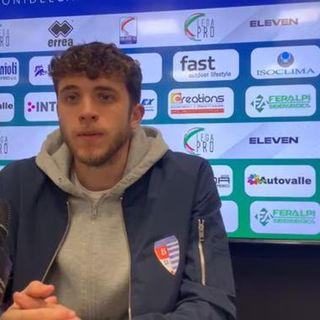 Leonardo Galli in sala stampa a Salò