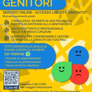 Sportello Genitori, un sostegno professionale nell'ambito del progetto “Nuove Strade”