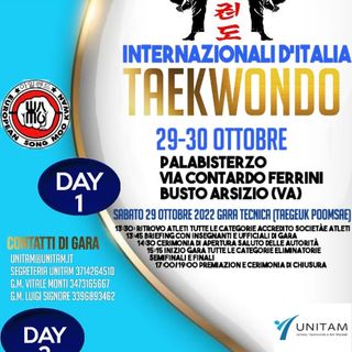 Internazionali d’Italia di Taekwondo al “Pala Bisterzo”