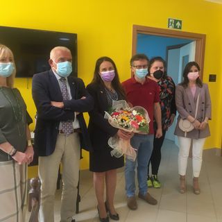 La casa dell'Anffas continua a fiorire, nel nome di Piero. L'assessore regionale Locatelli in visita alla nuova ala