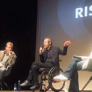 Andrea Stella e Umberto Pelizzari con Emy Bossi
