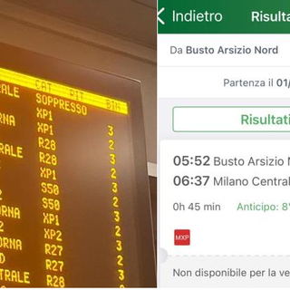 Anche oggi si inizia con il Malpensa Express soppresso. I “vostri” consigli regionali, provinciali, comunali fateli sui treni per capire