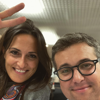 Il sindaco Andrea Cassani con Claudia Mazzetti
