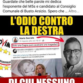 Il post di Giorgia Meloni