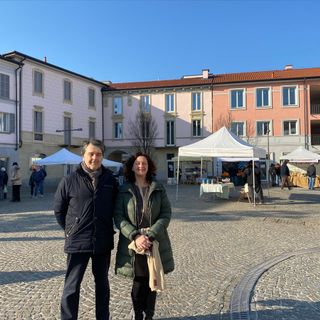 In foto Manuela Maffioli e Paolo Testa