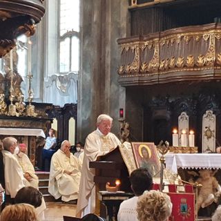 Patronale, gli 80 anni di don Grampa nella sua Busto. A settembre una celebrazione per la Madonna dell’Aiuto con Delpini