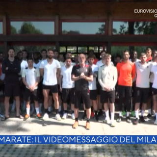 Samarate, il messaggio di Pioli e del Milan: «Presto saremo insieme, forza Nicolò!»