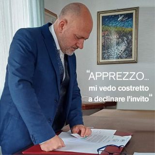 Il candidato sindaco Giovanni Montano declina l'invito