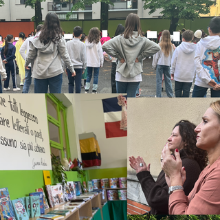 VIDEO. In viaggio con i libri e nel futuro. E la scuola Bertacchi cresce