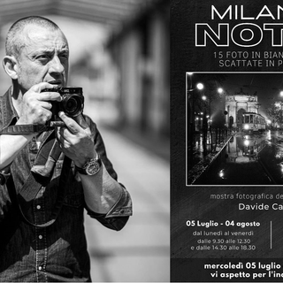 La “Milano di notte” negli scatti di Davide Caforio in mostra a Gallarate