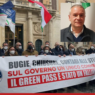 La manifestazione di Fdi a Roma e in alto Nardi