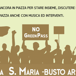 No al super green pass: Assemblea popolare torna in piazza a Busto
