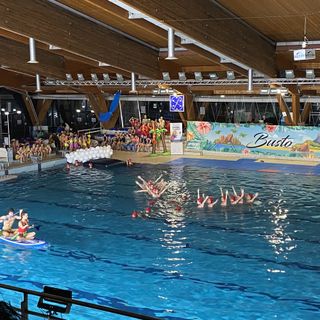FOTO. Un musical, un grande ritorno tra colori ed emozioni per la Busto Nuoto