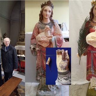 I ricordi d'infanzia, la devozione, la bellezza: così una coppia torna a far splendere Sant'Agnese