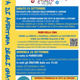 Olgiate, tre oratori in festa