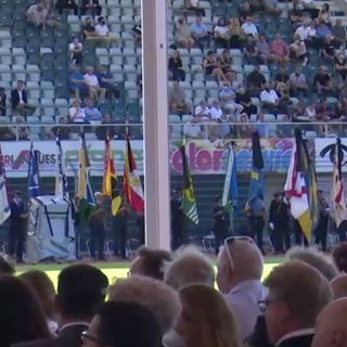 La commemorazione allo stadio di Cornaredo (dalla diretta di Teleticino)