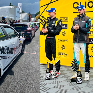 L'auto di Ricciarini, poi salito sul podio - foto Essecorse