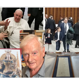 La preghiera degli edicolanti nelle mani di Papa Francesco. Come sognava Peppino Tagliabue