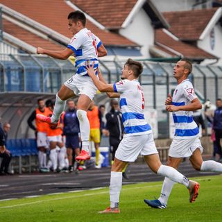 Pierozzi al suo primo gol in C: è questo il simbolo della partita per una Busto pur ferita nel risultato