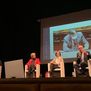 I relatori dell'incontro di venerdì sera a Legnano