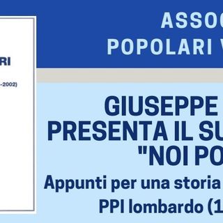 Giuseppe Bonelli presenta a Busto il suo libro “Noi Popolari”