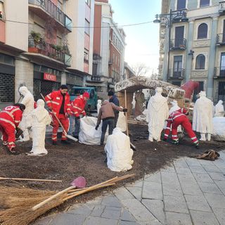 Busto, via il presepe. La prossima volta dove sarà? «Lascio decidere alla Croce rossa»