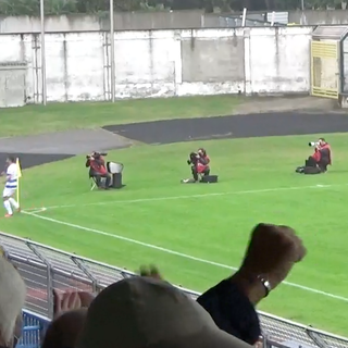 Tifosi esultano: screenshot dopo il gol di Pierozzi