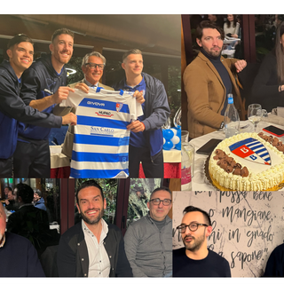 Alcuni momenti della cena per la Pro Patria